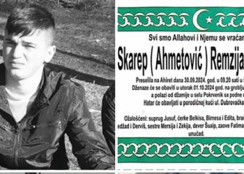 Na Ahiret preselila Remka Skarep, na dan kada je prije 7 godina ubijen njen sin Fahrudin