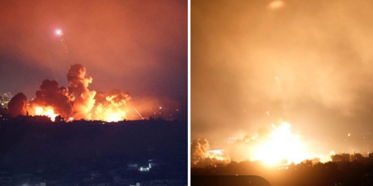 Bejrut u plamenu, jak napad izraelskih bombardera tokom čitave noći i jutros