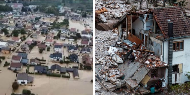 Teška situacija na poplavljenim područjima u BiH, preko 20 osoba stradalo. Cijela porodica Maslo