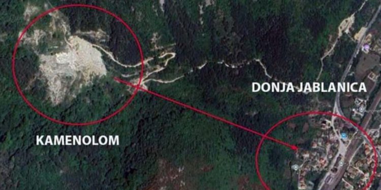 Kamenolom kao potencijalni uzrok katastrofalnih poplava u Bosni i Hercegovini