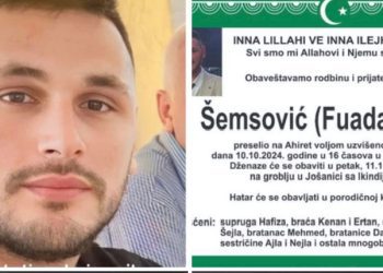 Novi Pazar i Jošanica u žalosti, iznenada preselio Ersan Šemsović u 26. godini