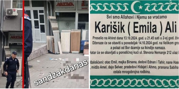 Danas dženaza tragično stradalom Aliju Karišik iz Novog Pazara, bol i tuga u cijelom gradu