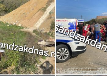 Saobraćajna nesreća u Novom Pazaru: Prevrnuo se traktor