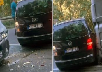 Teška saobraćajna nesreća na Ibarskoj magistrali, učestvovao kombi iz Novog Pazara