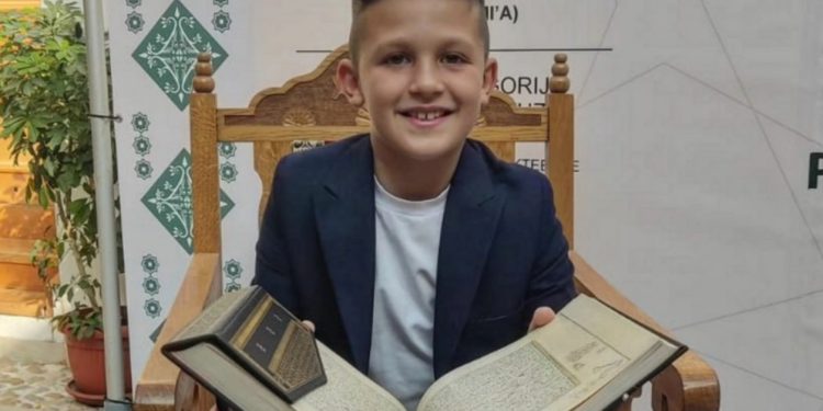 Abdullah Numanović iz Tutina pobjednik takmičenja učenja Kur’ana u Tešnju