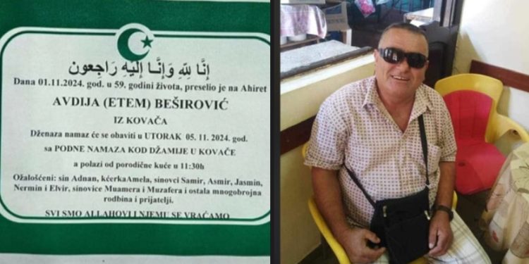 Tutinac Avdija Beširović zvani Tito pronađen mrtav na crnogorskom primorju