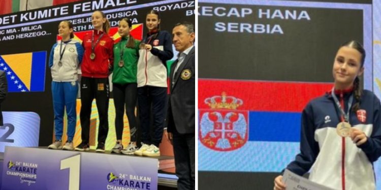Hana Kecap osvojila bronzanu medalju na Balkanskom prvenstvu u Sarajevu