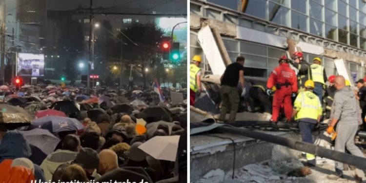 Protesti u Beogradu zbog tragedije na železničkoj stanici u Novom Sadu, ostavke premijera i gradonacelnika