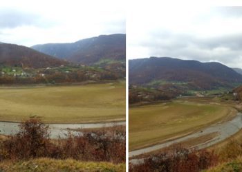 Ribarićko jezero liči na malu rečicu, mještani ne pamte ove slike od izgradnje brane