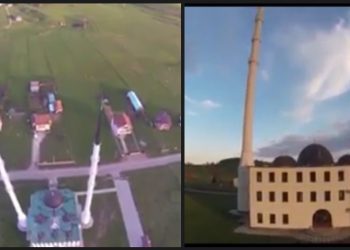 Džamija u selu Delimeđe na donjoj Pešteri je sa najvećim minaretima  u Sandžaku