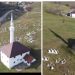Selo Baćica okružena Jarutom i Ninajom, u sredini džamija i izvor Kron