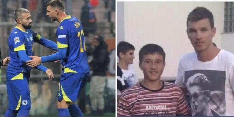 Ifet Đakovac debitovao za reprezentaciju BiH, zamijenio kapitena Džeka sa kojim ima sliku od ranije