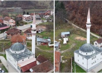 Centralna džamija u Ribariću sa pomoćnim objektom za mekteb i  predškolce