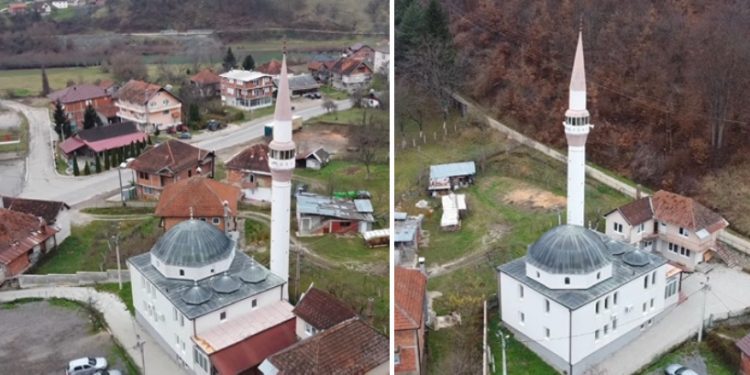 Centralna džamija u Ribariću sa pomoćnim objektom za mekteb i  predškolce