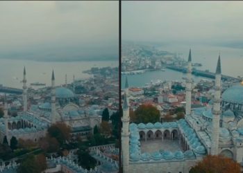 Prelijepi snimci sa sabahske atmosfere džamije Sulejmanije u Istanbulu, a tek ezan