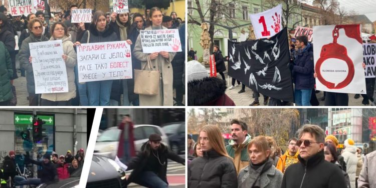 Studenti FPN-a u Podgorici podržali blokade u Srbiji: „Sloboda je najvažnija stvar koju neko može da posjeduje“