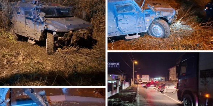 Saobraćajna nesreća na putu Severna Mitrovica – Raška: Povrijeđeni policajci
