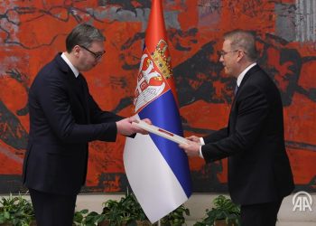 Predsjednik Srbije Aleksandar Vučić primio novog ambasadora Turske Ilhana Saygilija