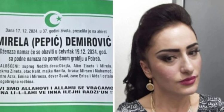 Velika tuga u selu Potreb: Smrt mlade Mirele Demirović u osmom mjesecu trudnoće, beba spašena