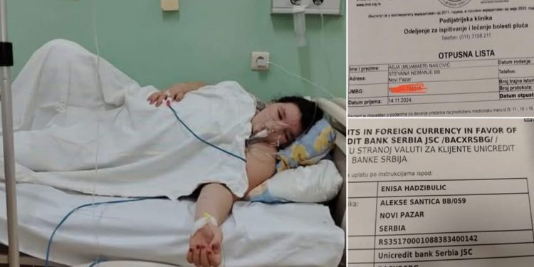 Humanitarna akcija za spas života Asje Nailović: Poziv na zajedništvo i solidarnost