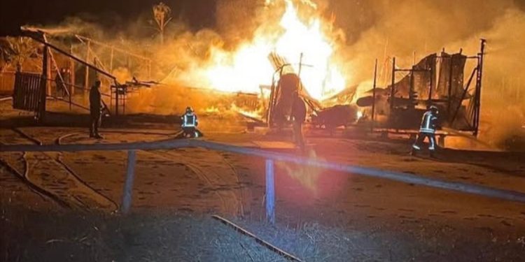 Požar u Gornjem Štoju: Uništen ugostiteljski objekat Sjeničaka