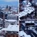 Sarajevo pod snježnim pokrivačem, prizori na Baščaršiji VIDEO