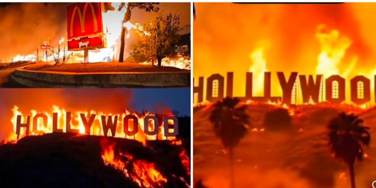Požar u Los Anđelesu: Gori brdo Hollywood, Mc Donalds i desetine hiljada objekata