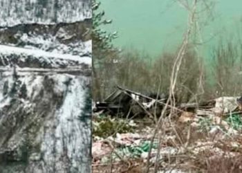 Šleper pod utovarom sletio sa magistrale u korito rijeke