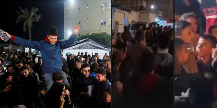 Prvi snimci slavlja Palestinaca zbog postignutog mira nakon 465 dana agresije