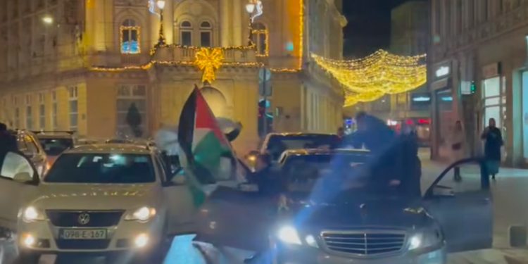Građani Sarajeva izašli na ulice i slave mir u Palestini VIDEO