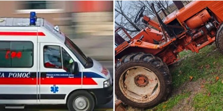 Teška saobraćajna nesreća: Traktorom pregazio sinovca, nakon operacije u Novom Pazaru prebačen za Beograd