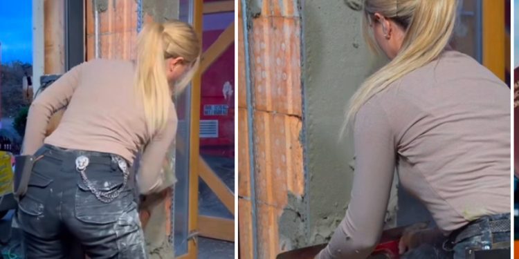 Žena razbila predrasude o muškim poslovima: Malteriše brže i bolje VIDEO