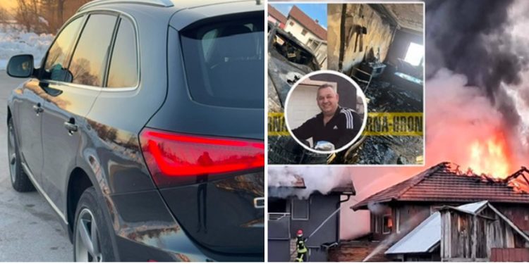 Tragičan incident: Sabahudin  zapalio porodičnu kuću, radionicu i Audi Q5