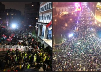Veliki protest studenata ispred RTS-a: “Naše pravo da znamo sve”