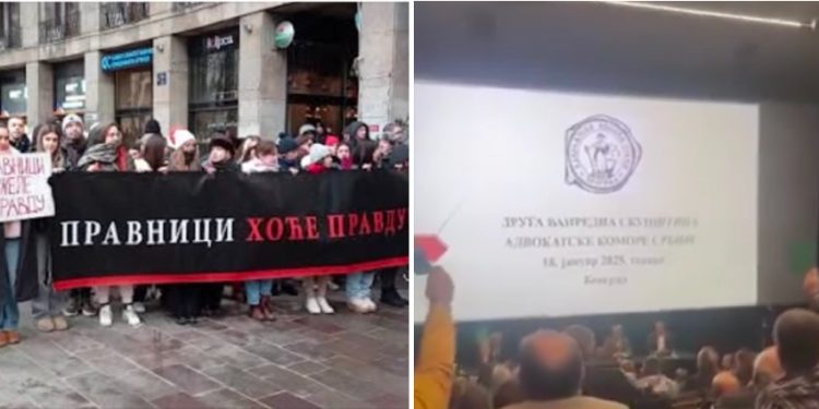 Odluka o obustavi rada advokata u Srbiji, upozorenje na sedam dana