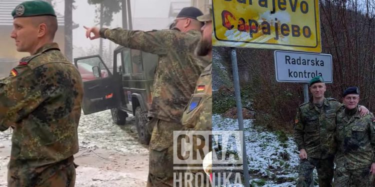 Kontroverzni video njemačkog vojnika u BiH pripadnik EUFOR-a: Puštao srpske nacionalističke pjesme