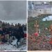 Pravoslavni sveštenik predvodio vandalski čin postavljanja krstova na šehidako mezarje u blizini Srebrenice