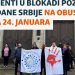 Studentski protesti se nastavljaju, poziv svim građanima da 24. januara ne idu na posao