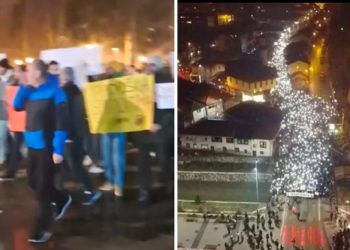 Najmasovniji protest u Sjenici i Novom Pazaru: Studenti, učenici i građani zajedno za pravdu