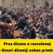 Palestinci su klanjali prvu dzumu u razrusenoj Al- Omari džamiji u Gazi