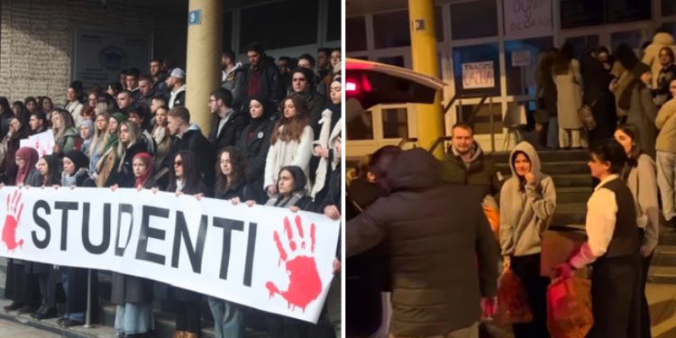 Studenti nastavljaju blokadu Univerziteta bez struje i grejanja, građani donose hranu