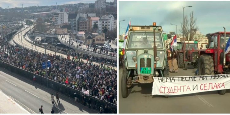 24-časovna blokada Autokomande: Podrška sa svih strana, stigli bajkeri i poljoprivrednici