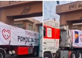 BiH uputila veliku pomoć Gazi, konvoj šlepera stigao VIDEO