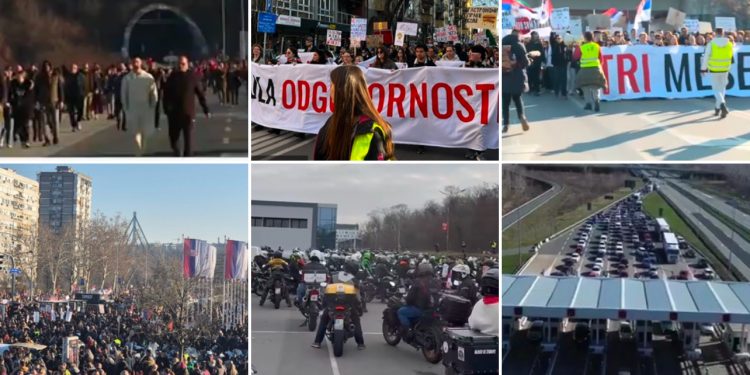 Svi putevi vode u Novi Sad: Kolone auta sa svih strana stižu na protest i podršku studentima