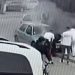 Novi Pazar: Zapalilo se auto, radnici pekare i prolaznici spriječili veće posljedice