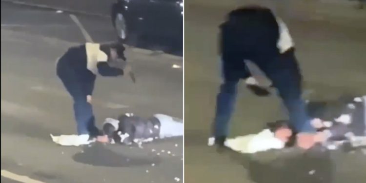 Uznemirujući snimak napada nožem: Žrtva zapomaže dok napadač zadaje ubode