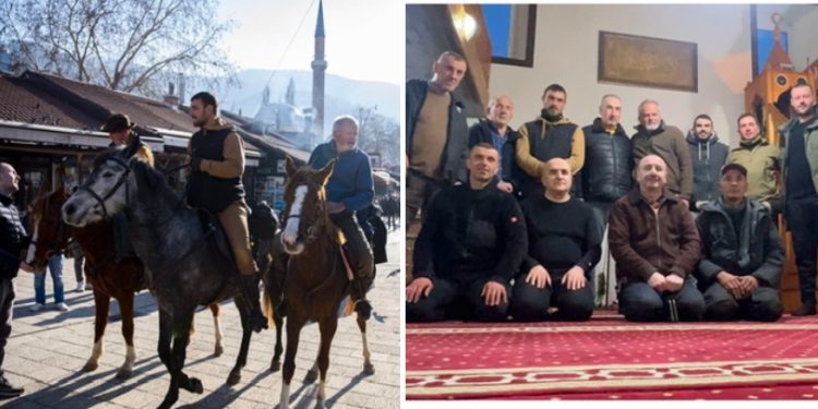 Konjanici iz Španije, koji putuju na hadždž boravili u Dugoj Poljani na akšam namazu