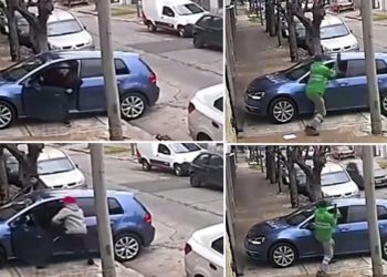 Urnebesna scena krađe automobila, uhvatili lopove pa ih istukli