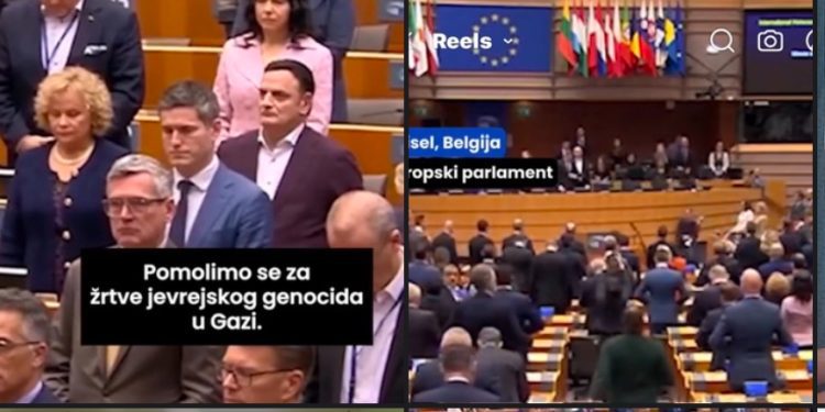 EP odao minut šutnje za zrtve holokausta a onda i za zrtve jevrejskog genocida u Gazi