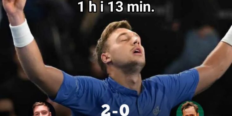 Hamad Međedović deklasirao Daniila Medvedeva i plasirao se u finale ATP turnira u Marseju